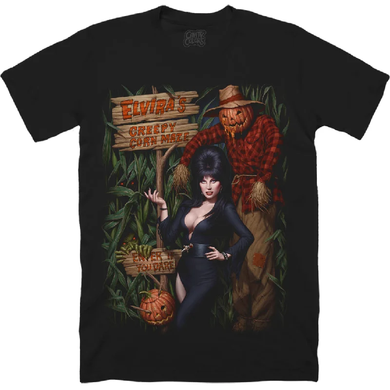 ELVIRA'S CREEPY CORN MAZE - T-SHIRT