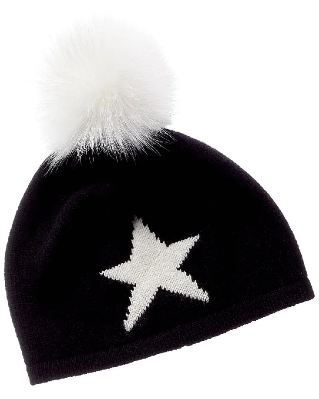 Hannah Rose Star Cashmere Hat