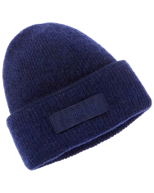 Jacquemus The Gros Grain Wool-Blend Beanie