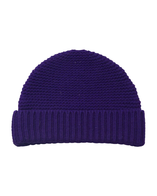 Louis Vuitton Constance Knit Bonnet in Purple Wool