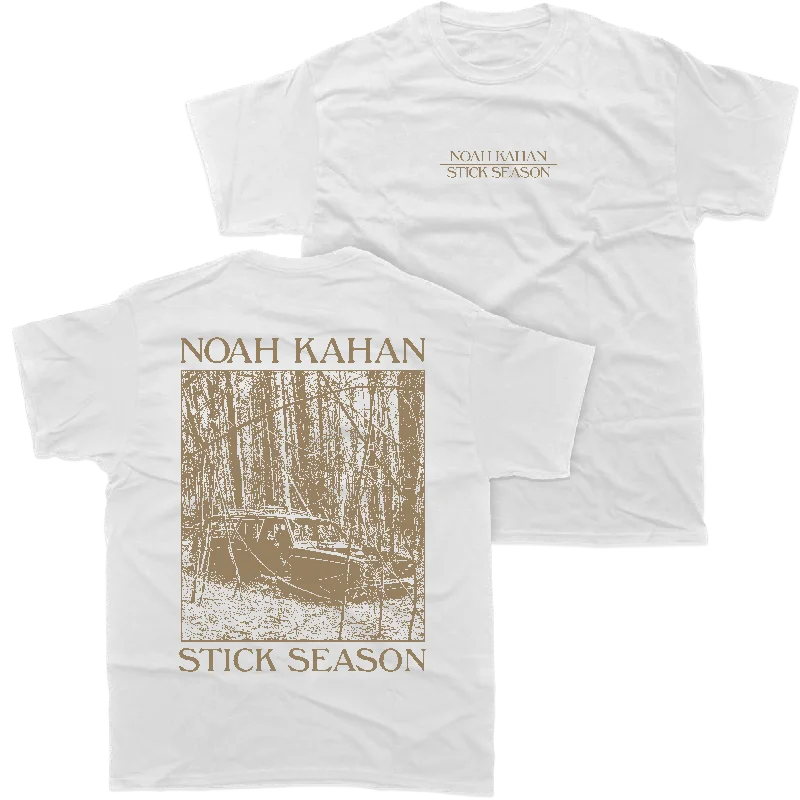 Stick Season White Tee