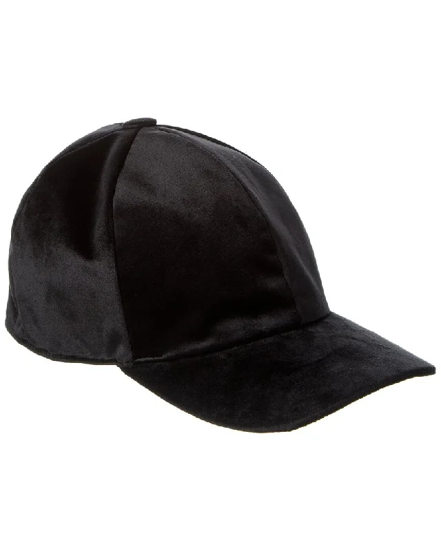 Surell Accessories Velvet Baseball Cap