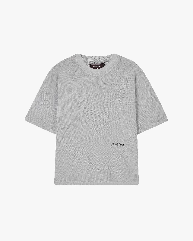 PERFECT BOXY TEE GREY