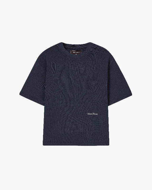 PERFECT BOXY TEE NAVY