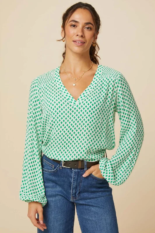 Clea Blouse | Green