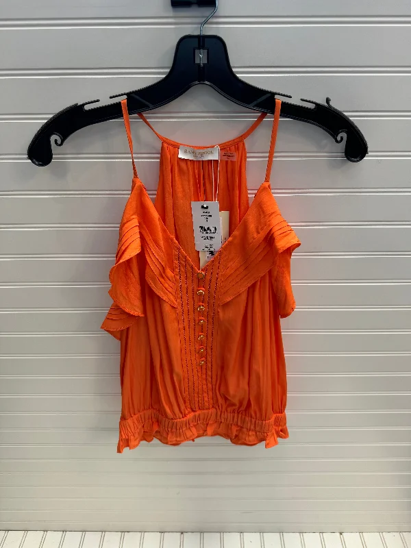 Top Sleeveless By Ramy Brook In Orange, Size: S