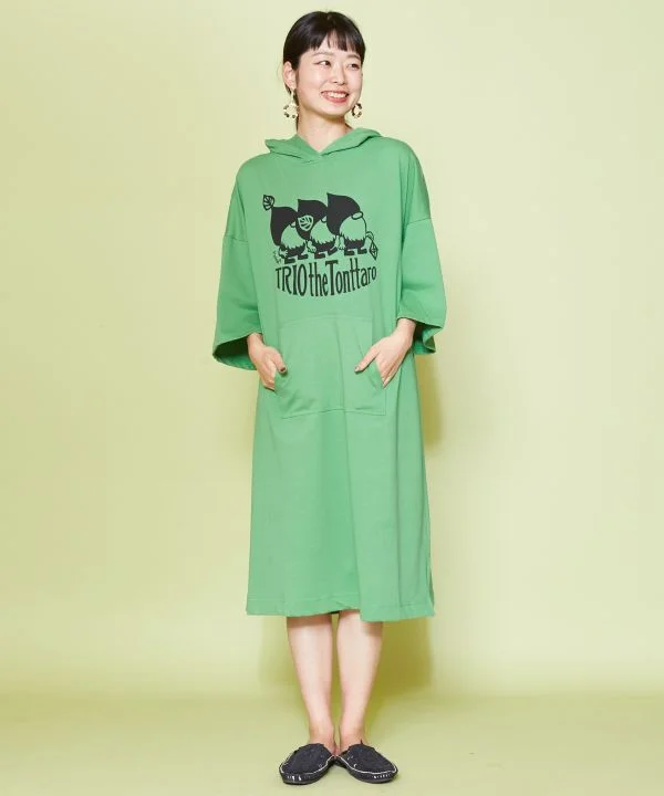 TRIO the TONTTARO Hoodie Dress