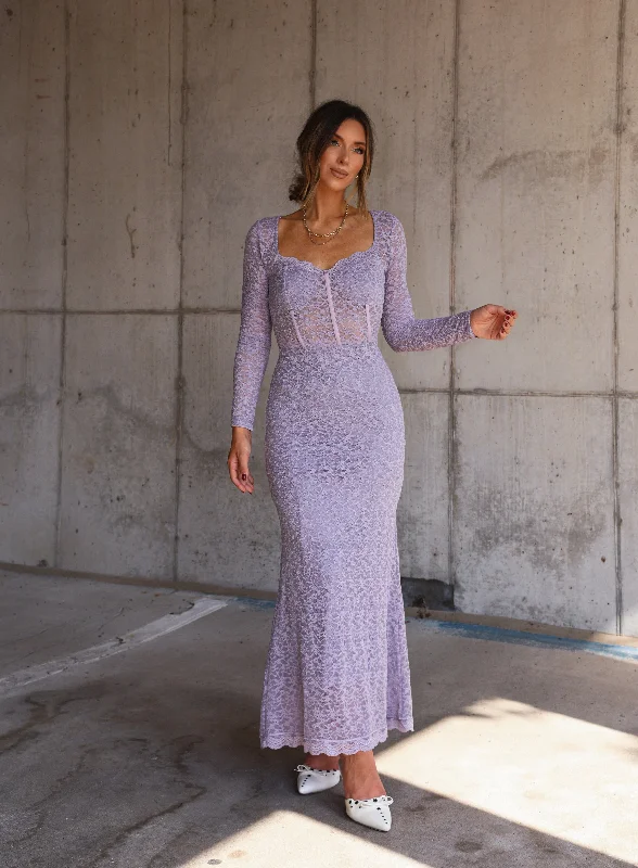 Lavish Lavender Dress