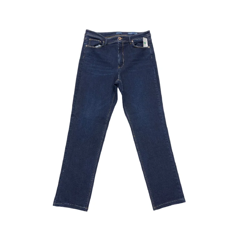 Jeans Straight By J. Jill In Blue Denim, Size: 12