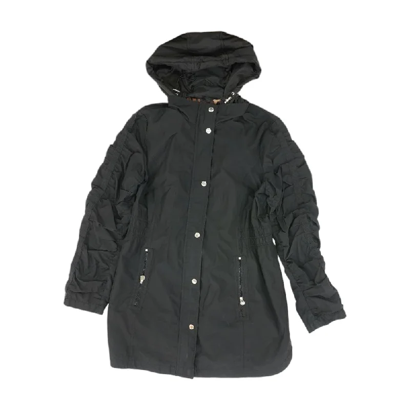 Black Solid Lightweight Coat