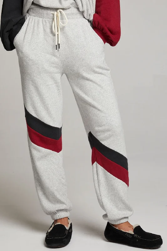 Skull Fire Color Block Joggers