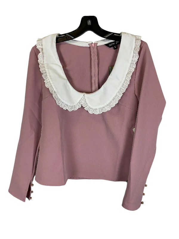 Top Long Sleeve By Clothes Mentor In Pink, Size: S