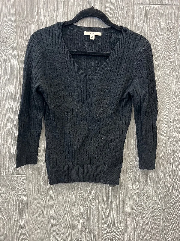 Top Long Sleeve By Merona In Black, Size: M