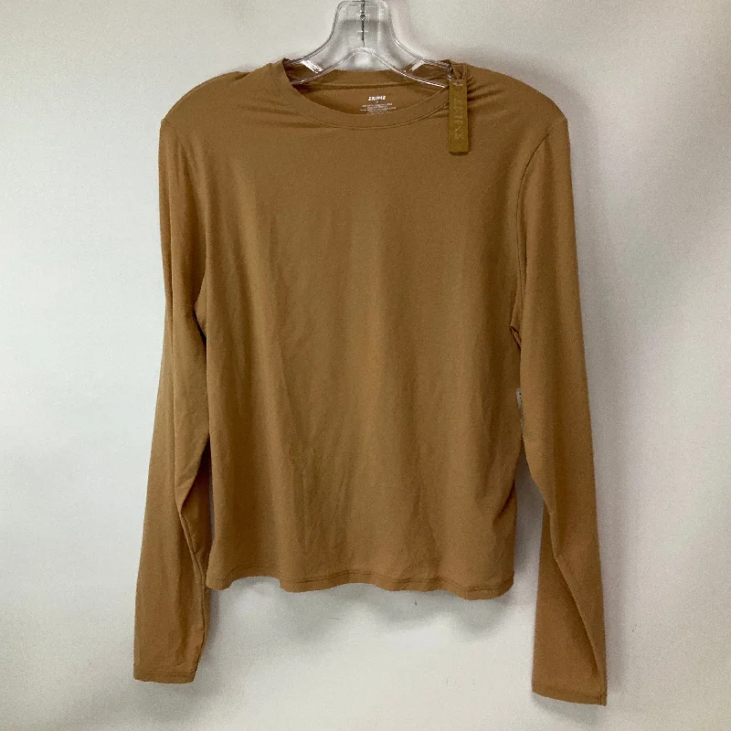 Top Long Sleeve By Skims In Tan, Size: 2x