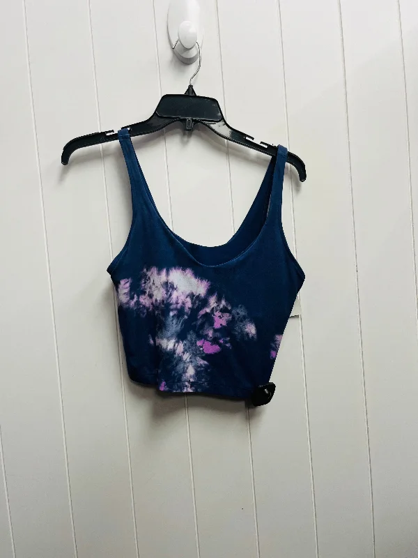 Athletic Bra By Lulu Townsend In Blue & Pink, Size: M