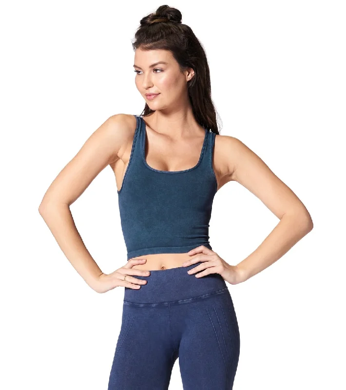 NUX Be Free Mineral Wash Seamless Yoga Crop Top