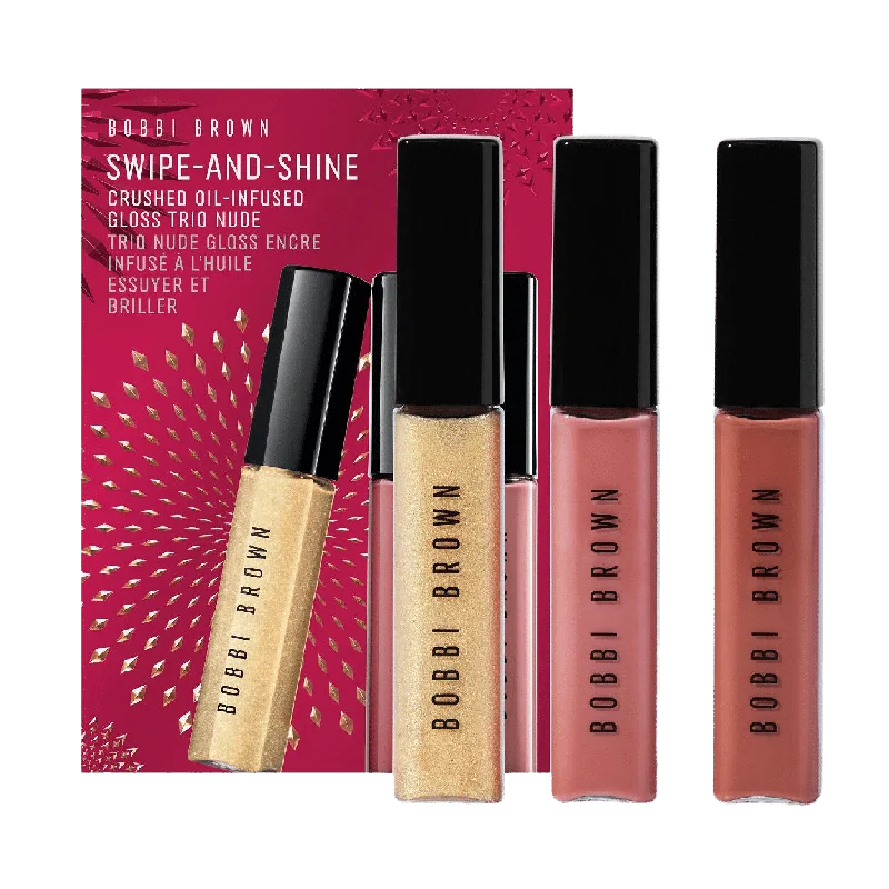 Swipe & Shine Crushed Oil Infused Gloss Trio Nude (Limited Edition)