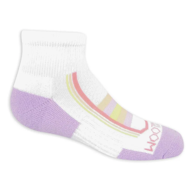 Fruit Of The Loom Girls Active Cushioned Ankle Socks 6 Pair