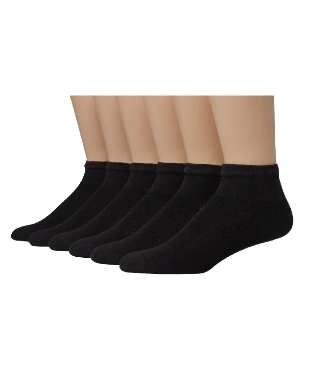 Hanes Ultimate Mens X-Temp FreshIQ Ankle Socks 6-Pack