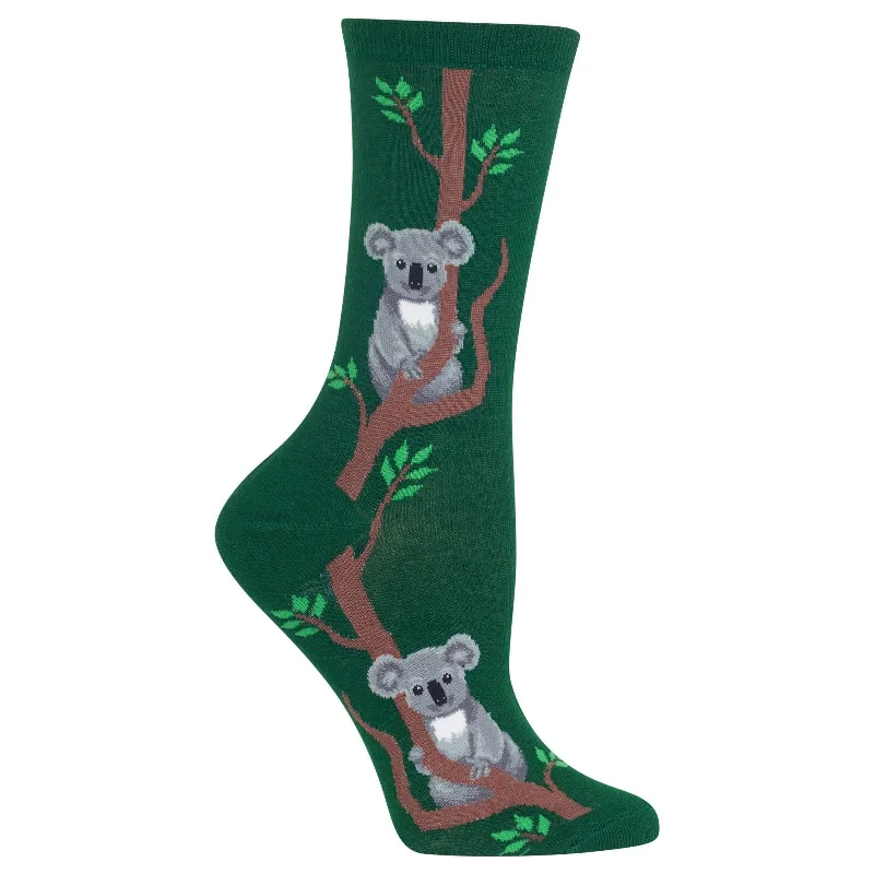 Hot Sox Womens Climbing Koala Crew Socks