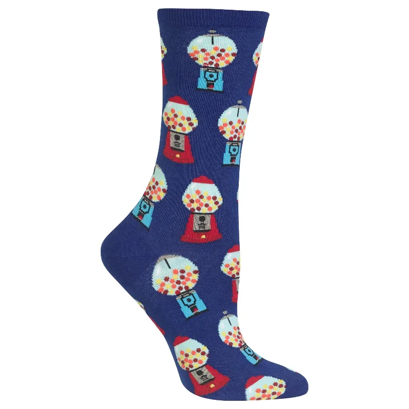 Hot Sox Womens Gumball Machines Crew Socks