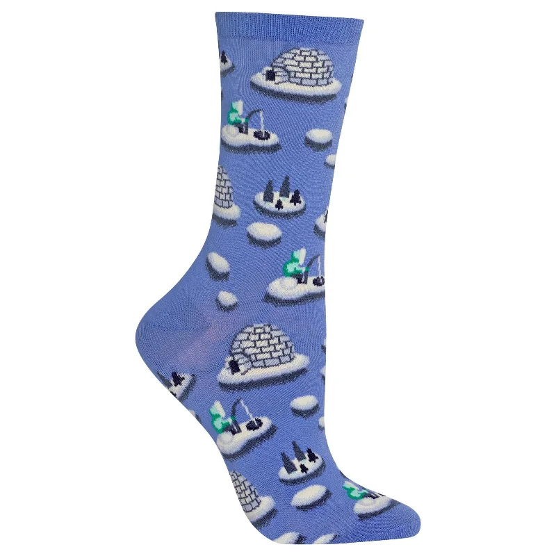 Hot Sox Womens Igloos Crew Socks